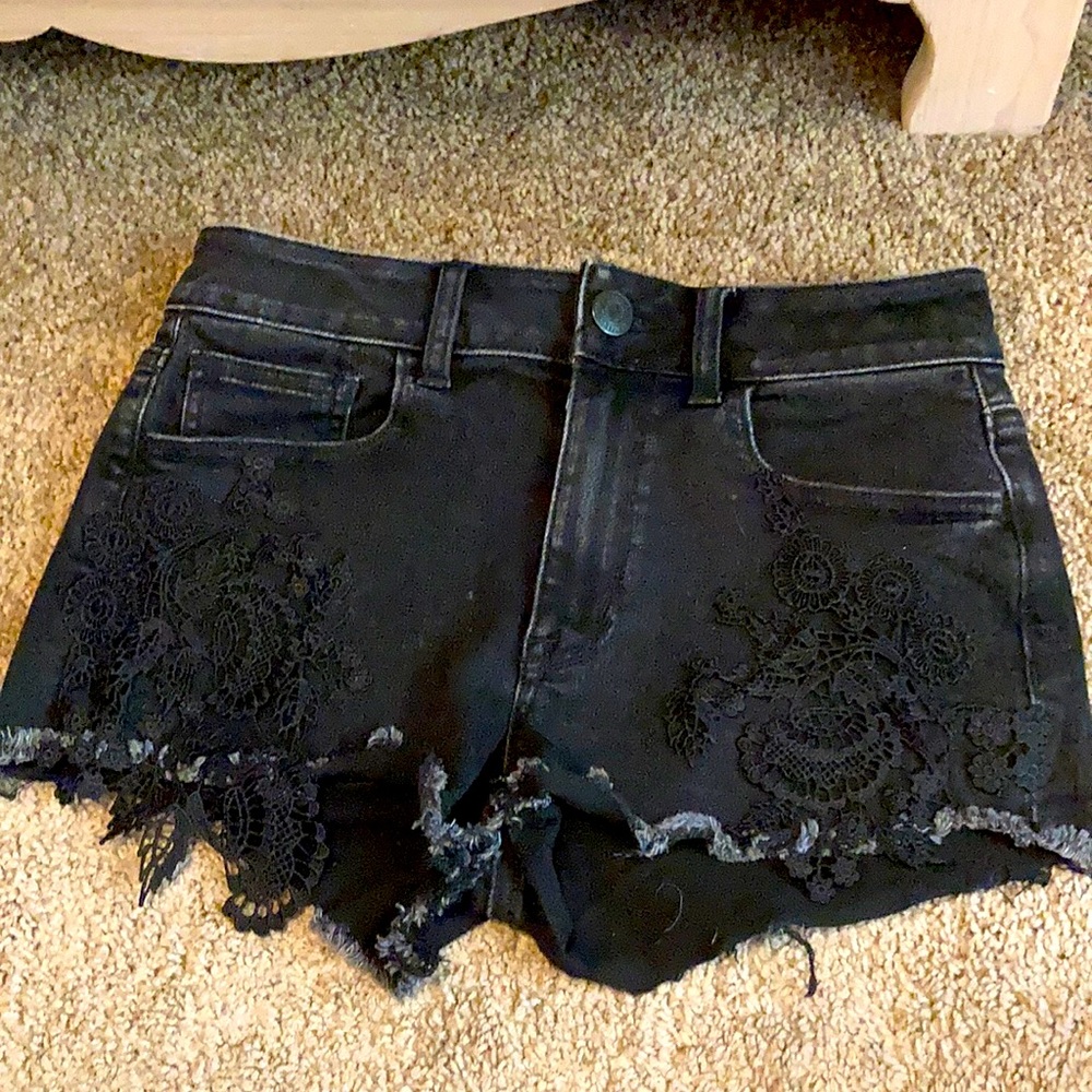Black American Eagle shorts